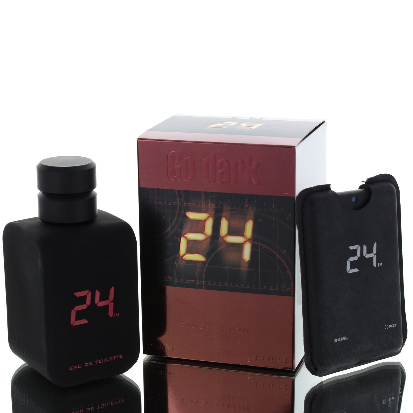24 Go Dark by ScentStory For Man Eau De Toilette Perfume Gift Set