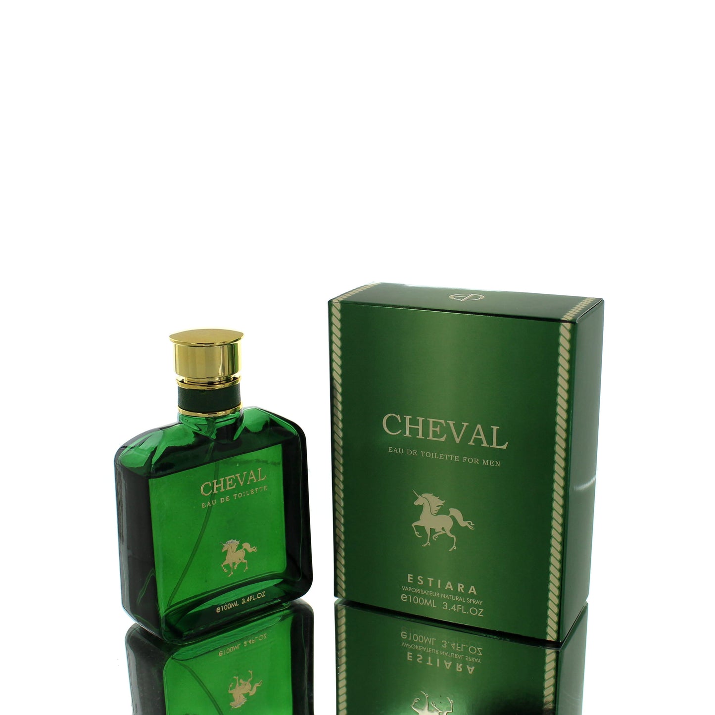 Estiara Cheval Green For Man Eau De Toilette Perfume Boxed