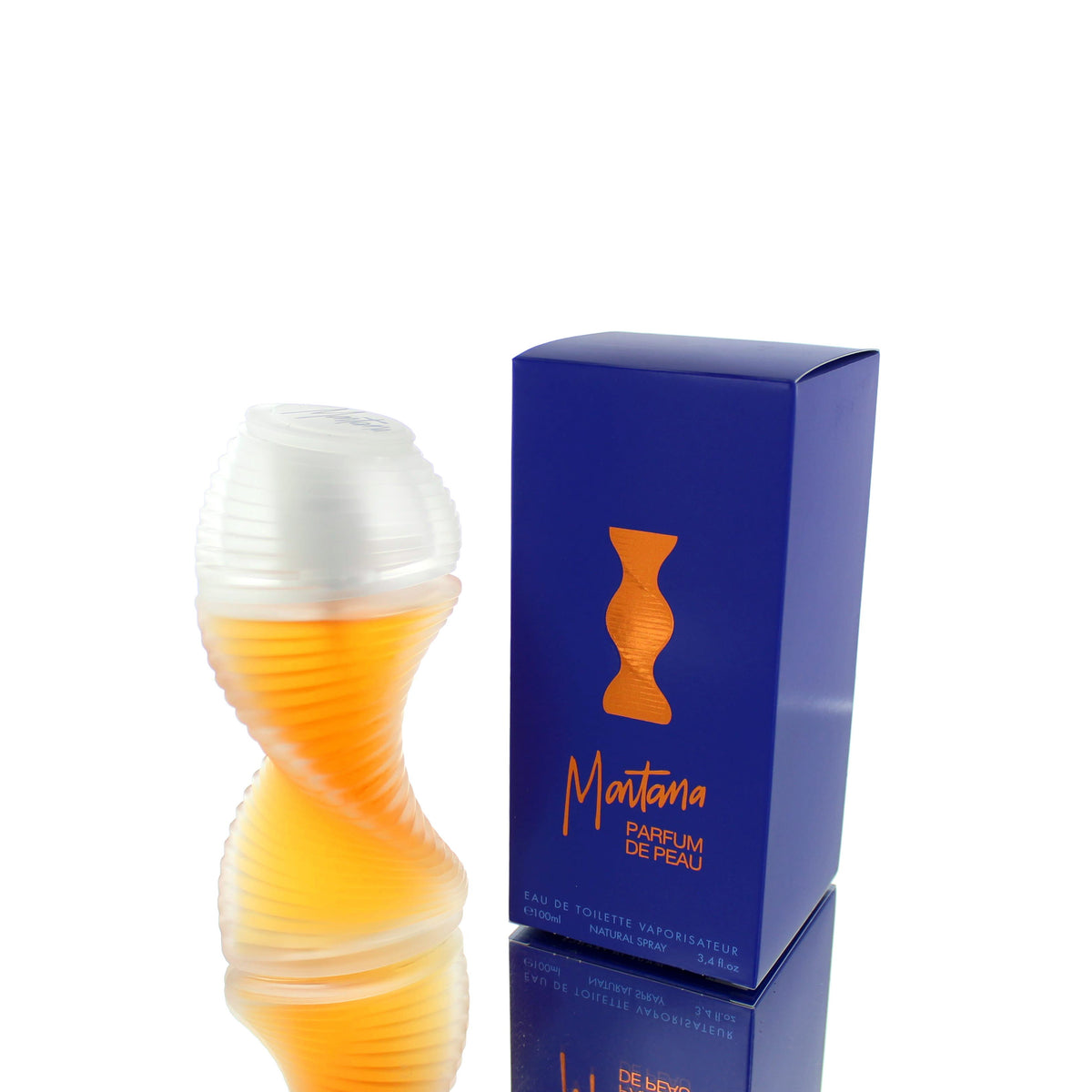 Montana Parfum Peau (Blue) (Twist Bottle) For Woman Eau De Toilette Perfume Boxed