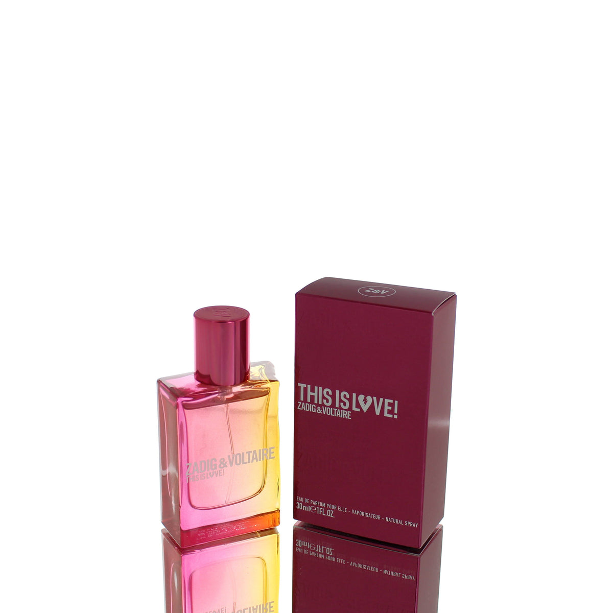 Zadig & Voltaire This Is Love Pour Elle For Woman Eau De Parfum Perfume Boxed