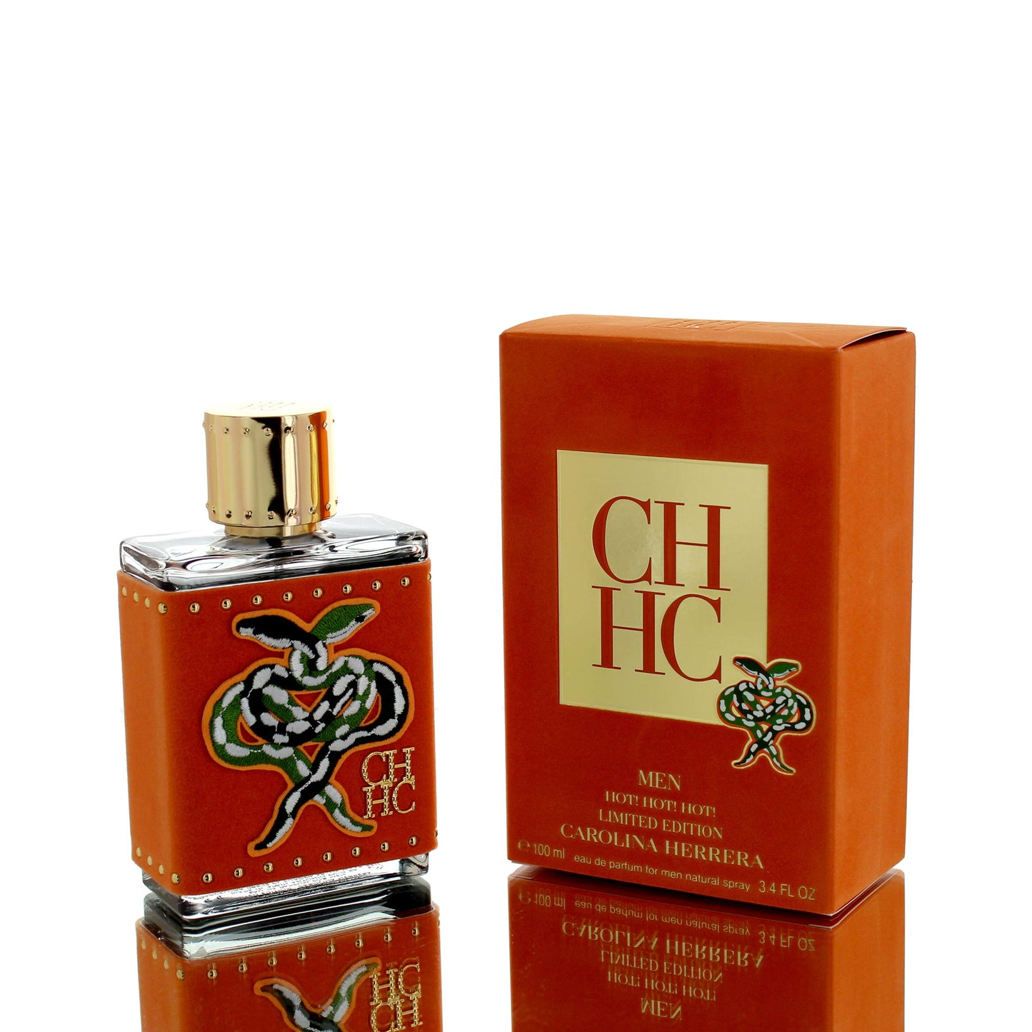 Carolina Herrera CH Men Hot! Hot! Hot! Limited Edition For Man Eau De Parfum Perfume Boxed