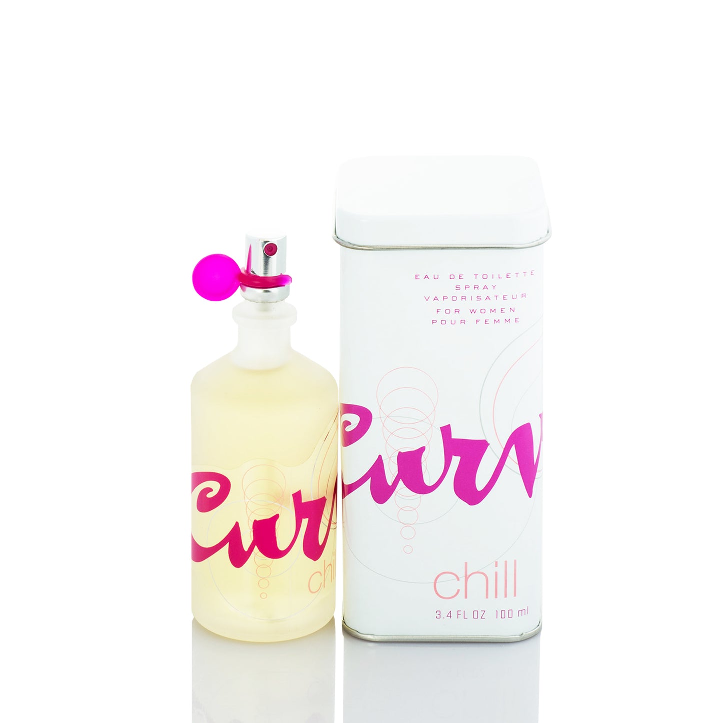 Curve Chill by Claiborne For Woman Eau De Toilette Perfume Boxed
