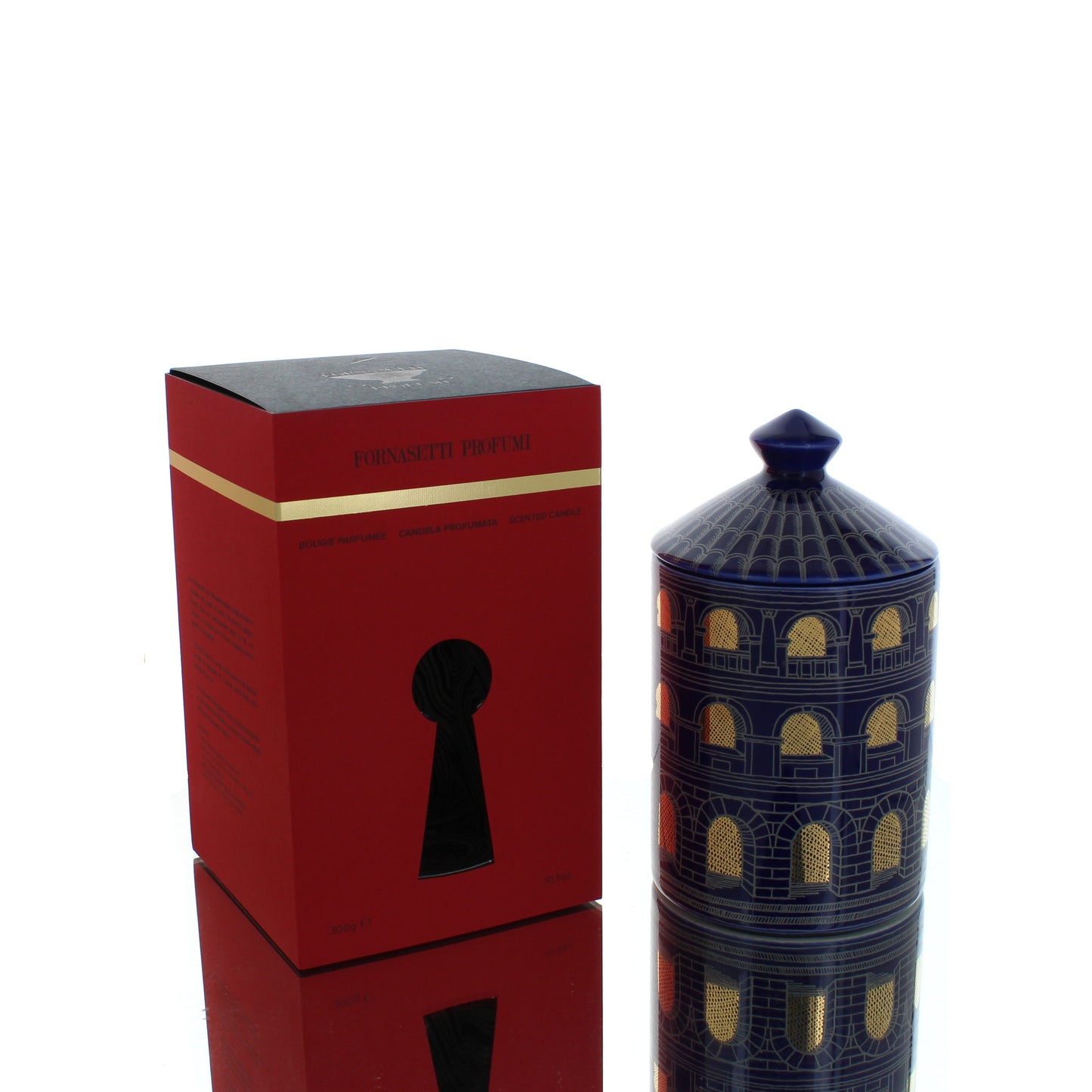 Fornasetti Luxury Scented Candle Architettura Negativo Candle Perfume Boxed