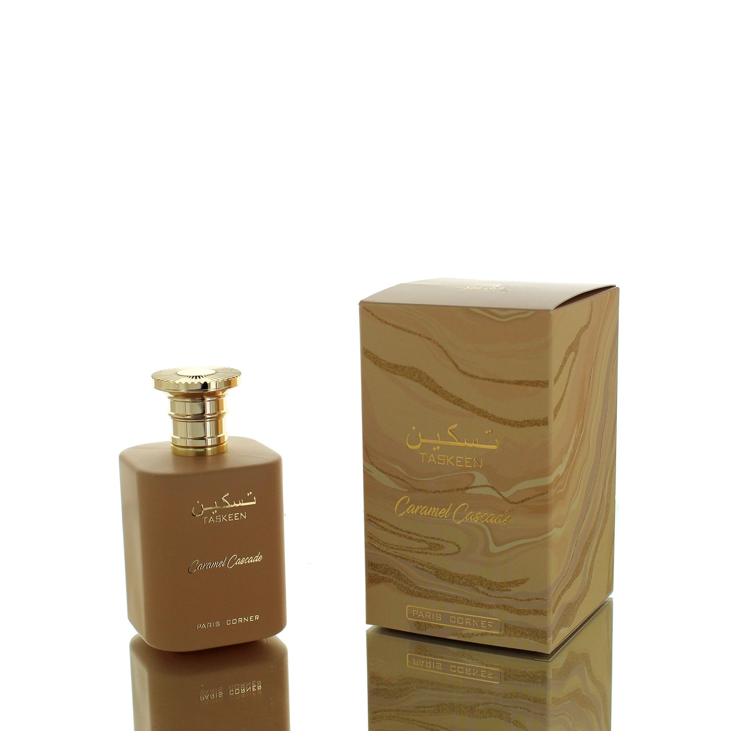 Paris Corner Taskeen Caramel Cascade (Bianco Latte Twist) For Man/Woman Eau De Parfum Perfume Boxed