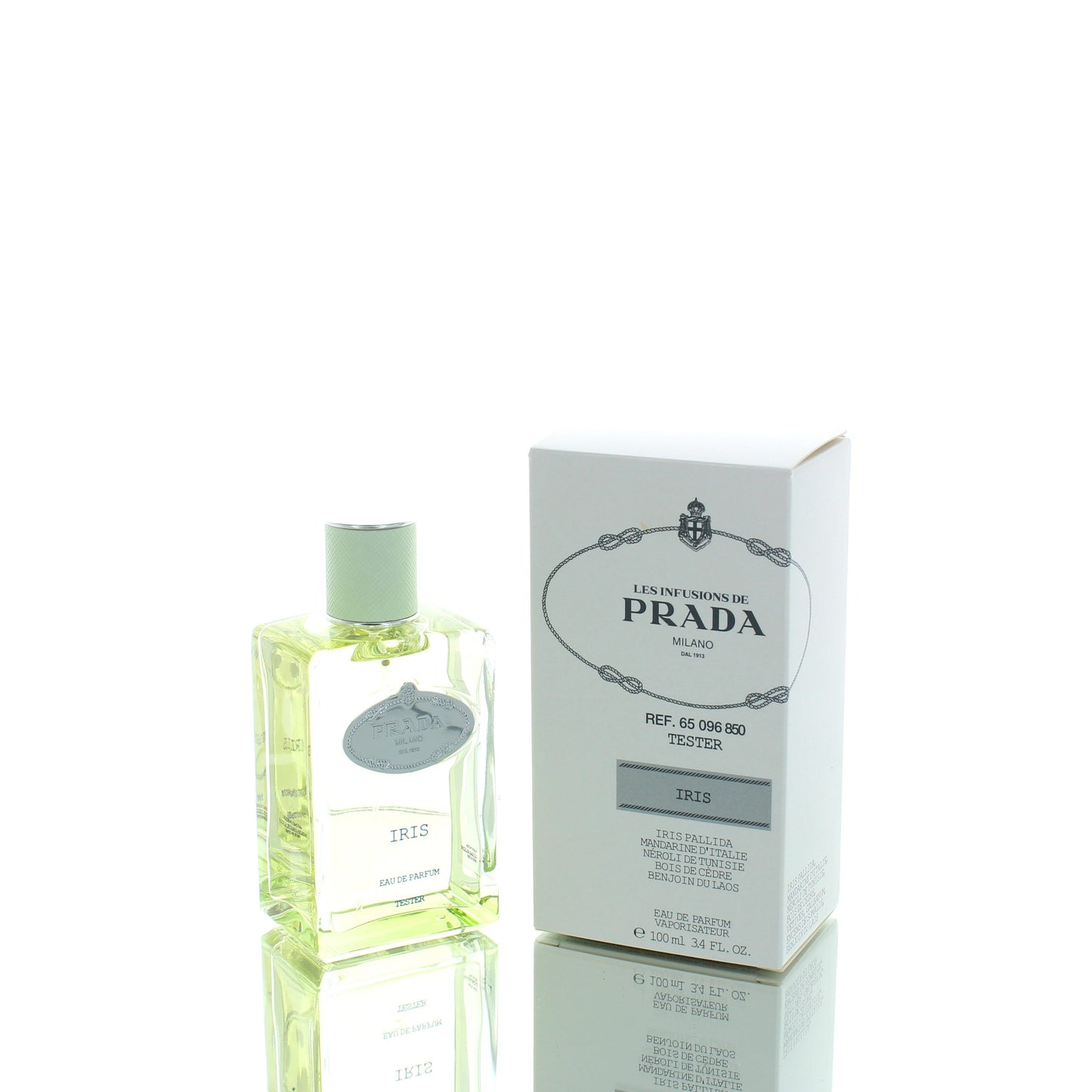 Les Infusions De Prada Milano Iris For Woman Eau De Parfum Perfume Tester