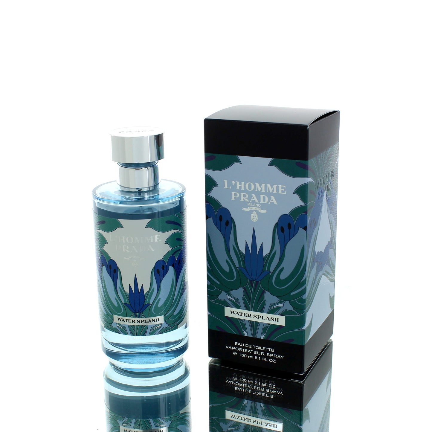 Prada L'homme Milano Water Splash Edition For Man Eau De Toilette Perfume Boxed
