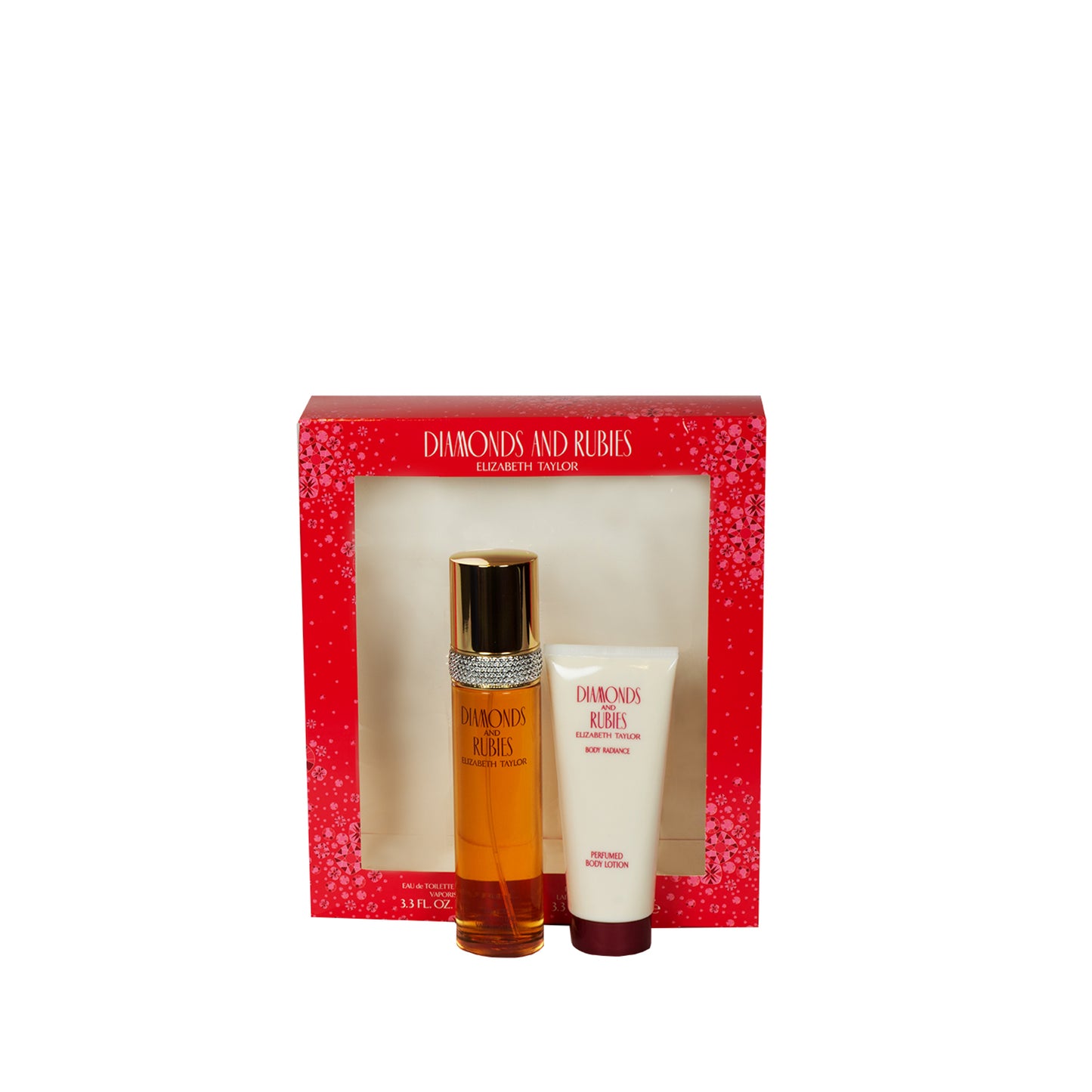 Elizabeth Taylor Diamonds & Rubies Ruby Red For Woman Eau De Parfum Perfume Gift Set