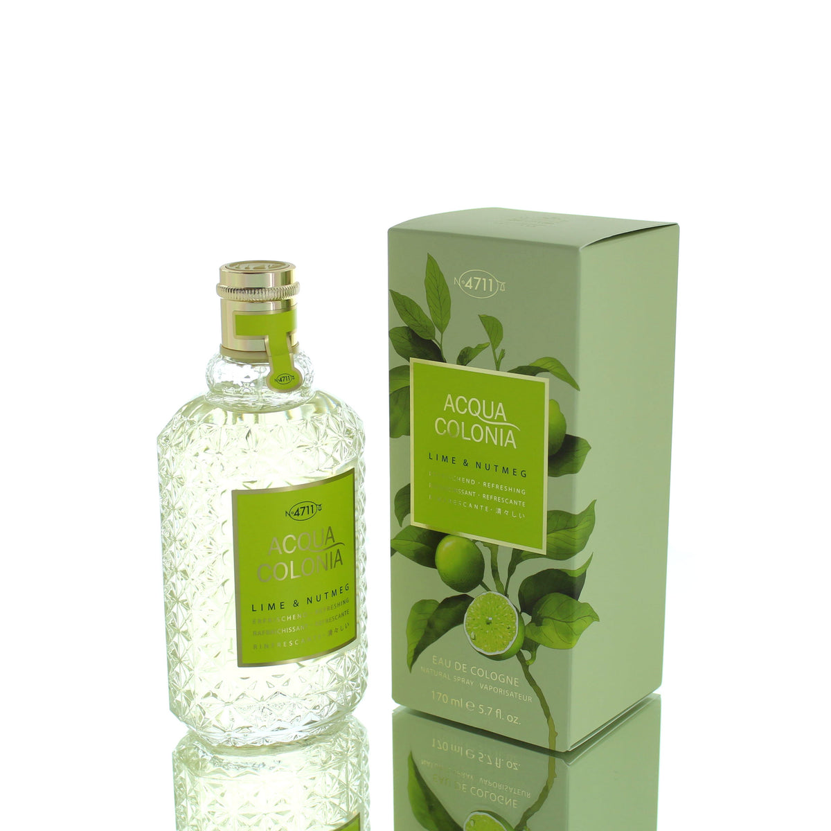 4711 Aqua Colonia Lime and Nutmeg For Man/Woman Eau De Cologne Perfume Boxed