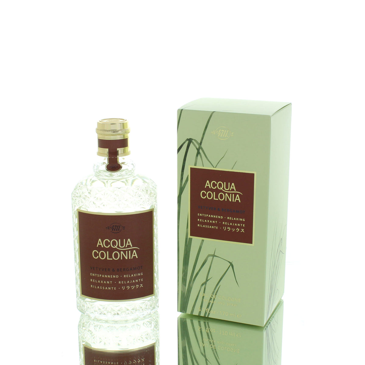4711 Acqua Colonia Vetyver & Bergamot  For Man/Woman Eau De Cologne Perfume Boxed