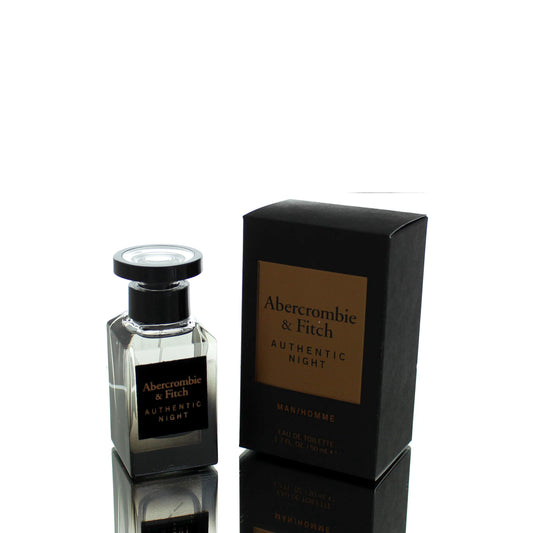 Abercrombie & Fitch Authentic Night Homme For Man Eau De Toilette Perfume Boxed