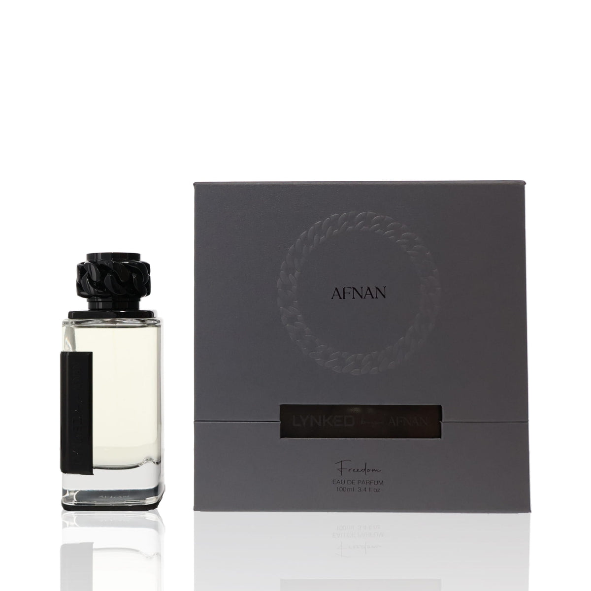 Afnan Lynked Freedom Black Eau De Parfum Fragrance Boxed
