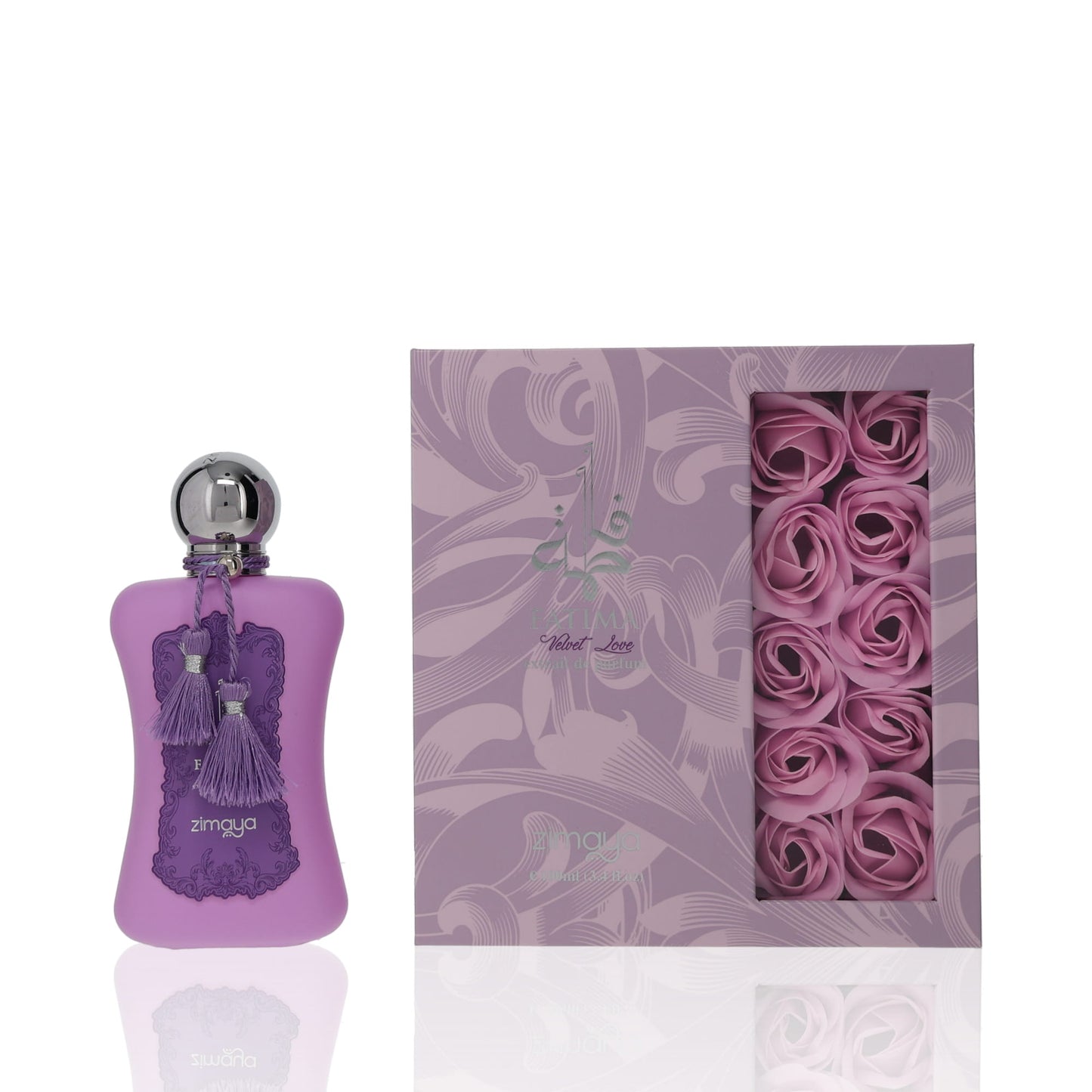 Afnan Zimaya Fatima Velvet Love Eau De Parfum Fragrance Boxed