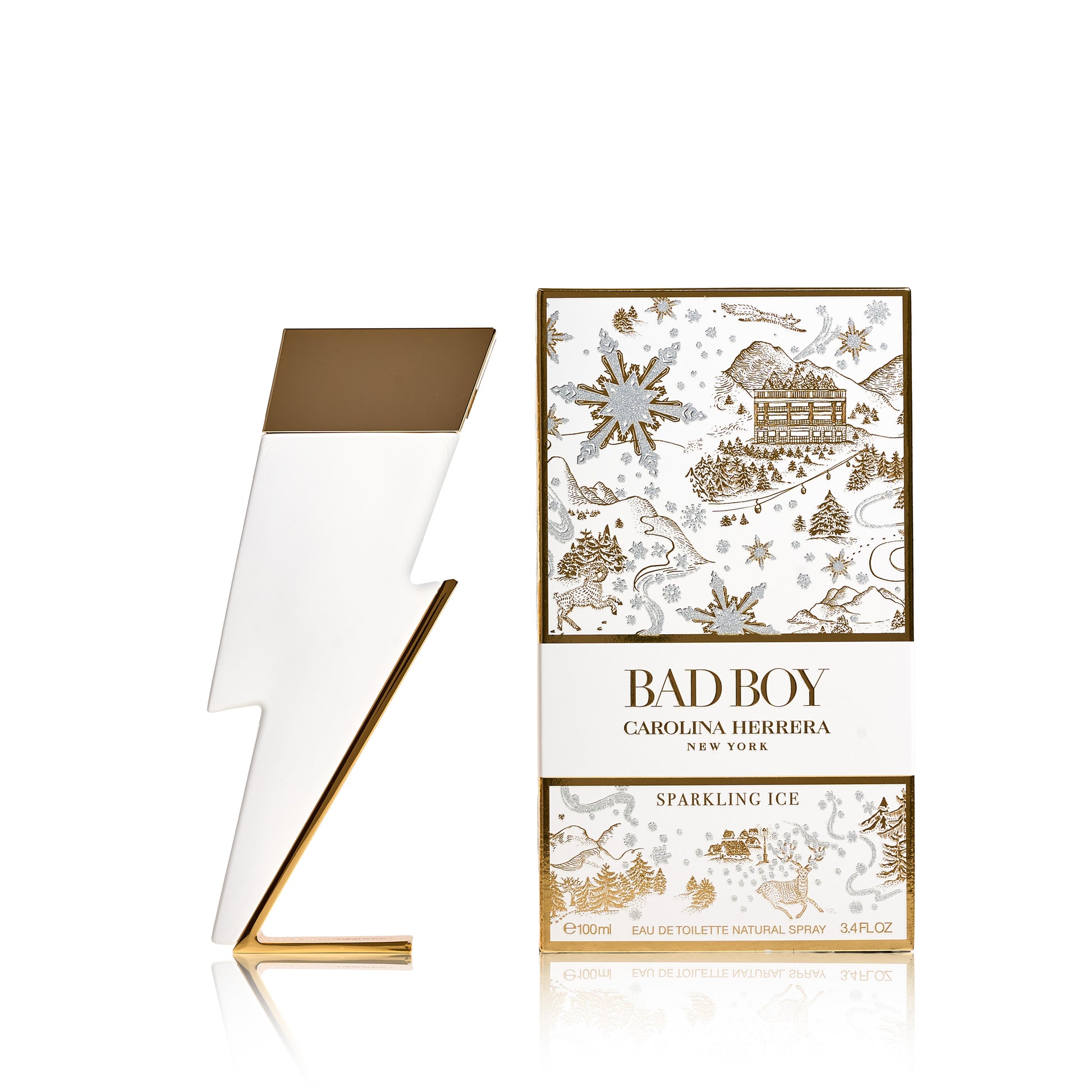 Carolina Herrera Bad Boy Sparkling Ice Eau De Toilette Fragrance Boxed