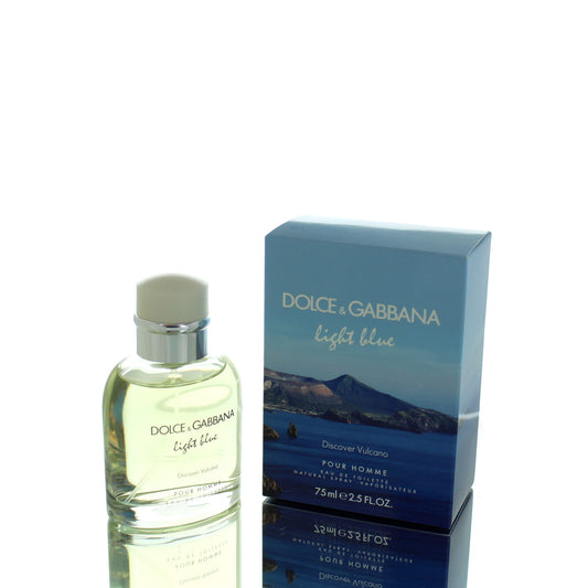Dolce & Gabbana Light Blue Discover Vulcano For Man Eau De Toilette Perfume Boxed