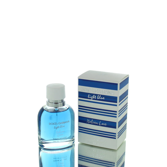 Dolce & Gabbana Light Blue Italian Love For Man Eau De Toilette Perfume Boxed