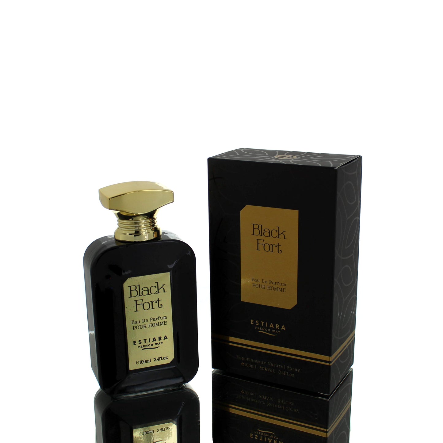 Estiara Black Fort For Man Eau De Parfum Perfume Boxed