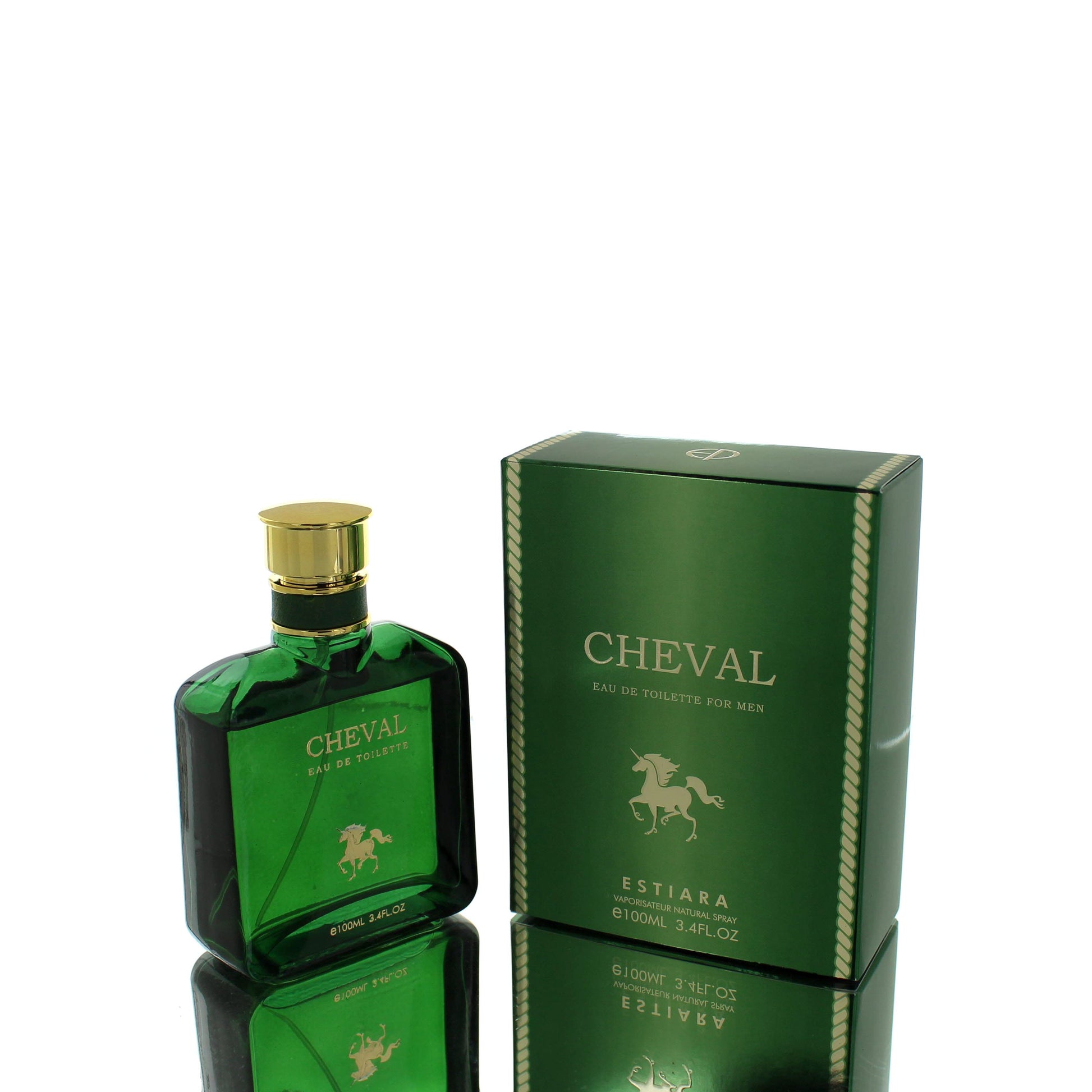 Estiara Cheval Green For Man Eau De Toilette Perfume Boxed