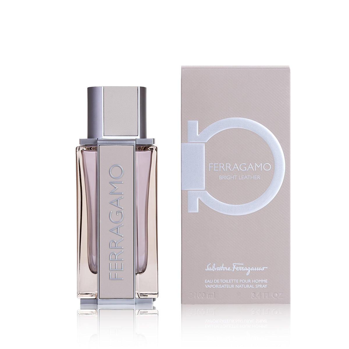 Salvatore Ferragamo Bright Leather Eau De Toilette Fragrance Boxed