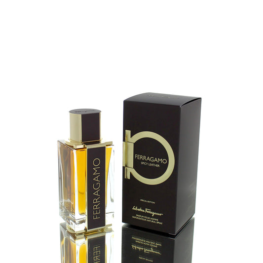 Ferragamo Spicy Leather By Salvatore Ferragamo For Man Parfum Perfume Boxed