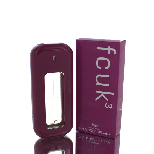 French Connection FCUK 3 (Purple) For Woman Eau de Toilette Perfume Boxed