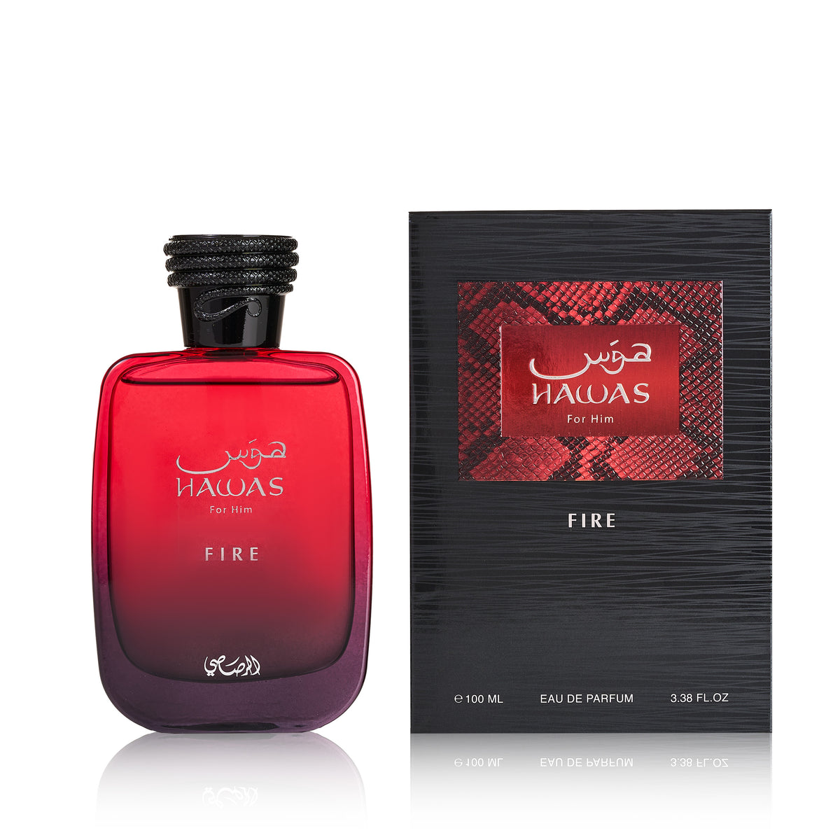 Rasasi Hawas Fire Eau De Parfum Fragrance Boxed