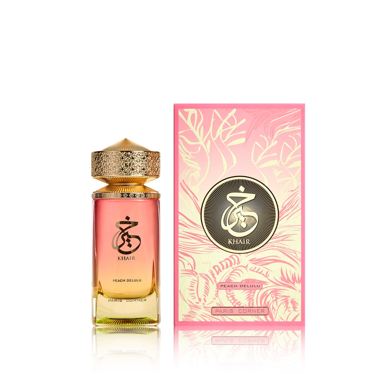 Paris Corner Khair Peach Delulu Eau De Parfum Fragrance Boxed
