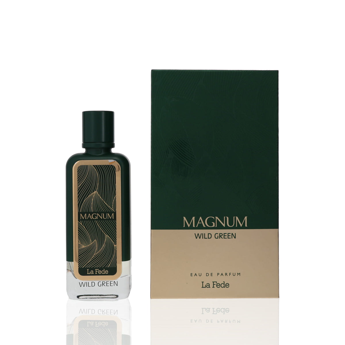 Khadlaj La Fede Magnum Wild Green Eau De Parfum Fragrance Boxed