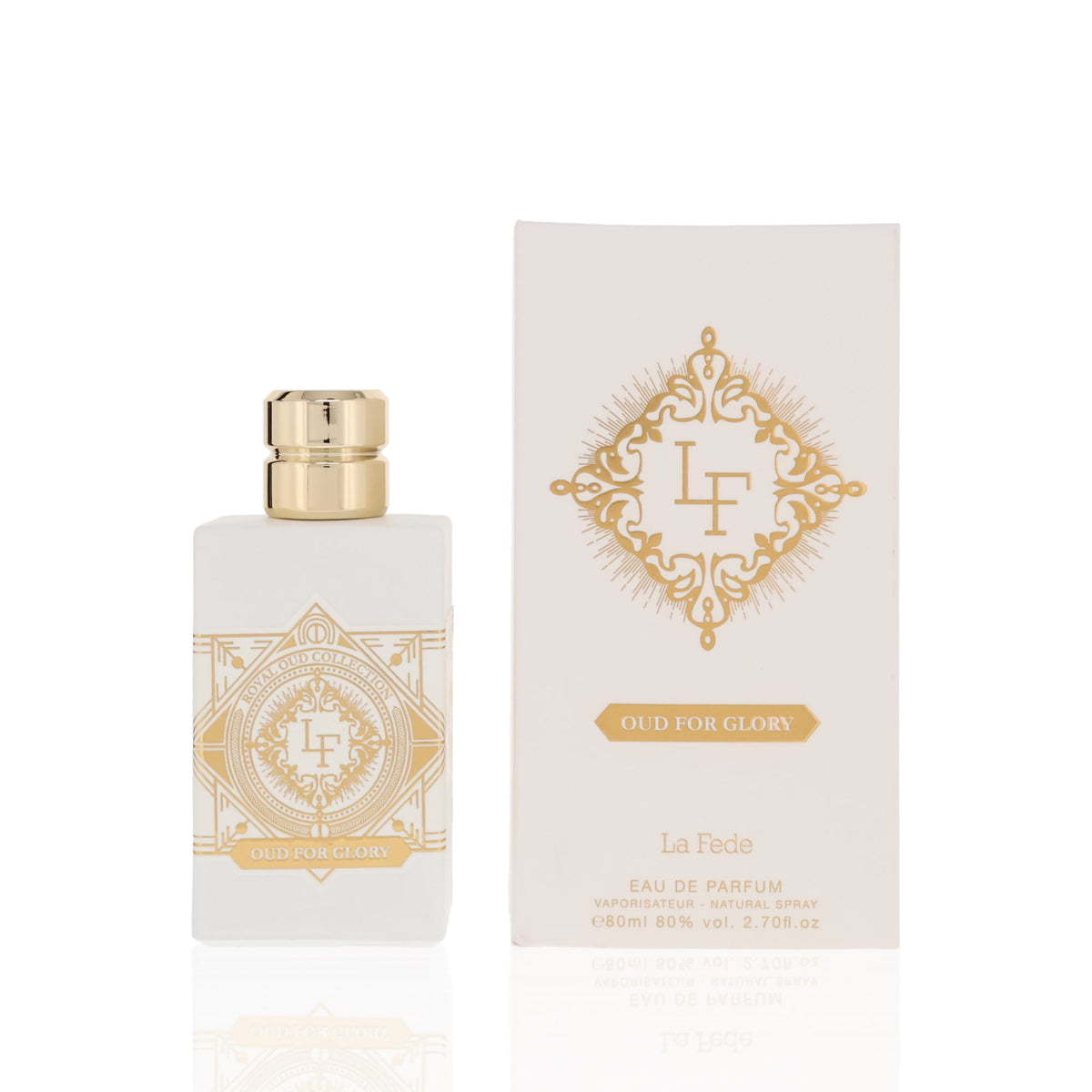 Khadlaj La Fede Oud For Glory Eau De Parfum Fragrance Boxed