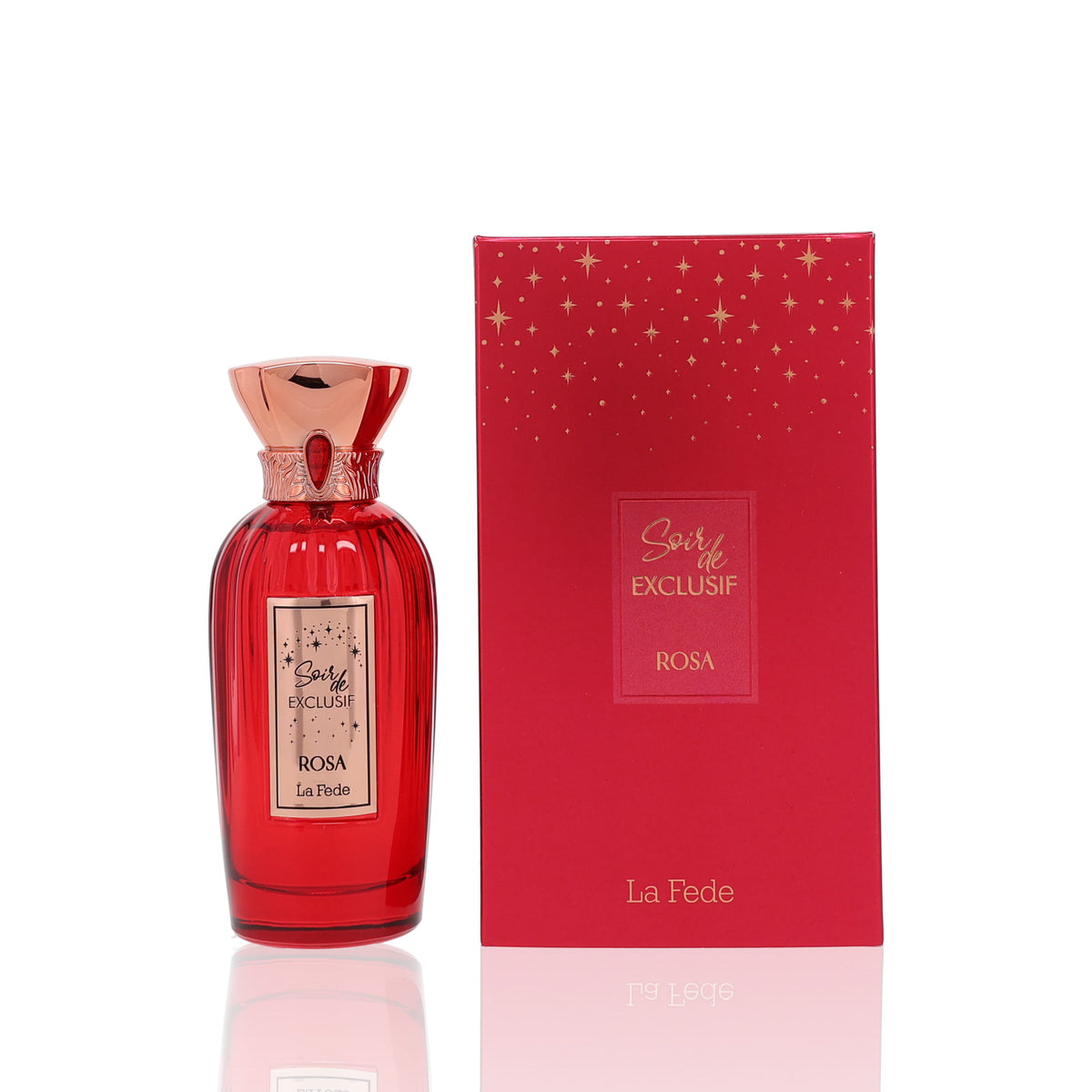 Khadlaj La Fede Soir De Exclusif Rosa Eau De Parfum Fragrance Boxed