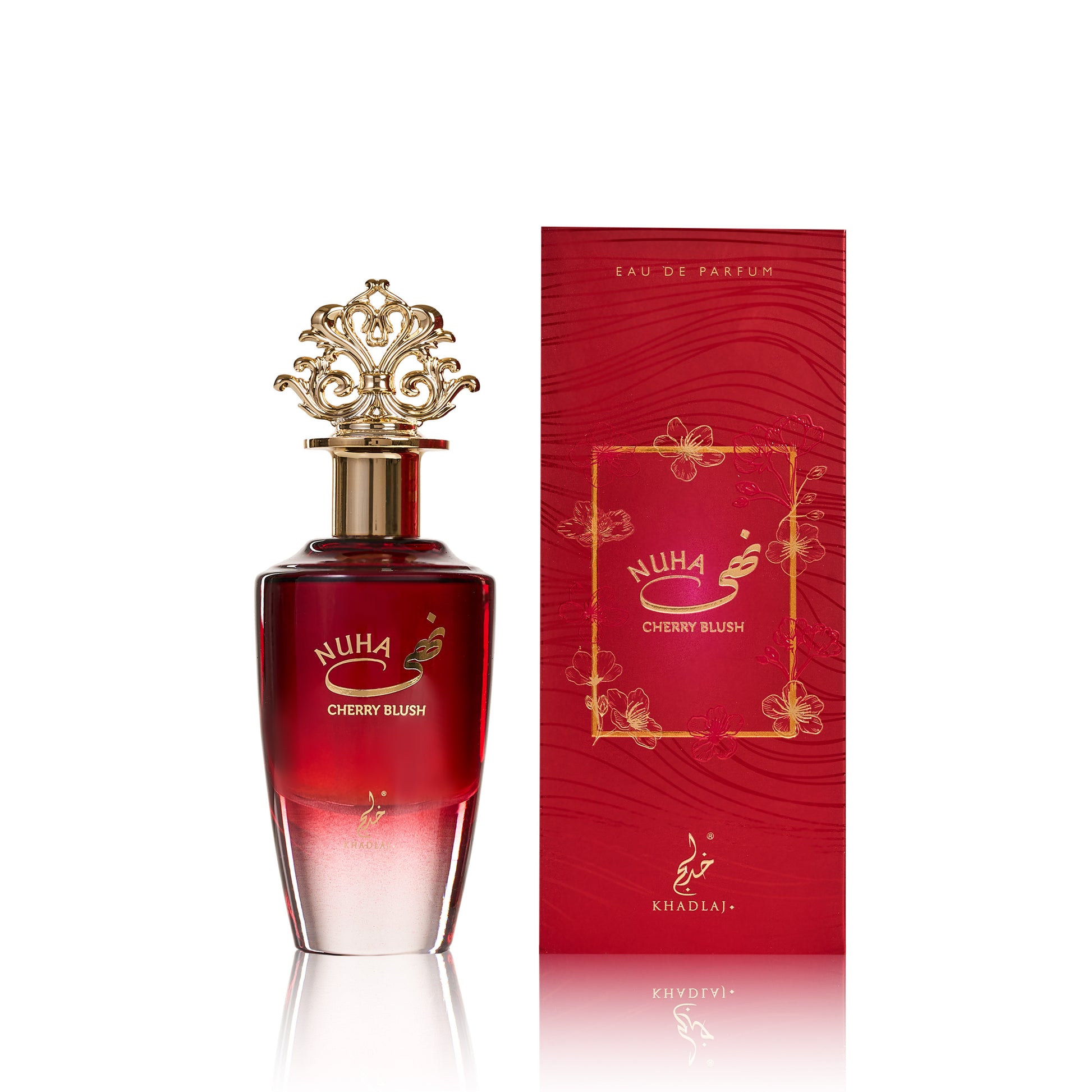 Khadlaj Nuha Cherry Blush Eau De Parfum Fragrance Boxed