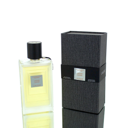 Lalique Les Compositions Parfumees Leather Copper For Man/Woman Eau De Parfum Perfume Boxed