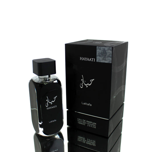 Lattafa Hayaati Black For Man Eau De Parfum Perfume Pre-owned