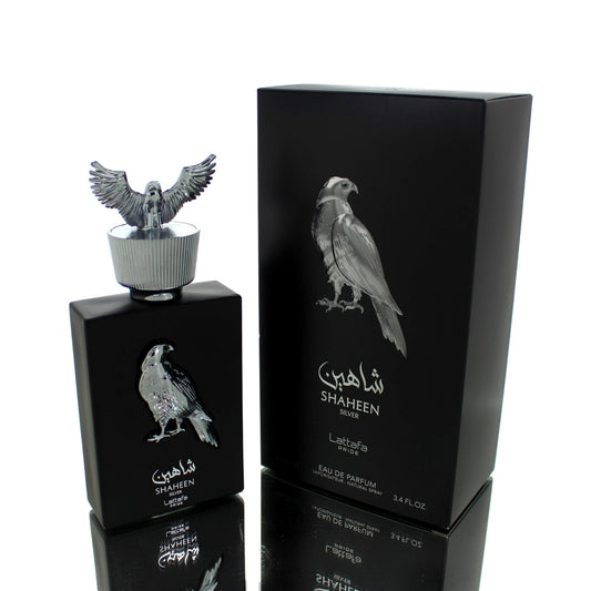 Lattafa Shaheen Silver For Man/Woman Eau De Parfum Perfume Boxed