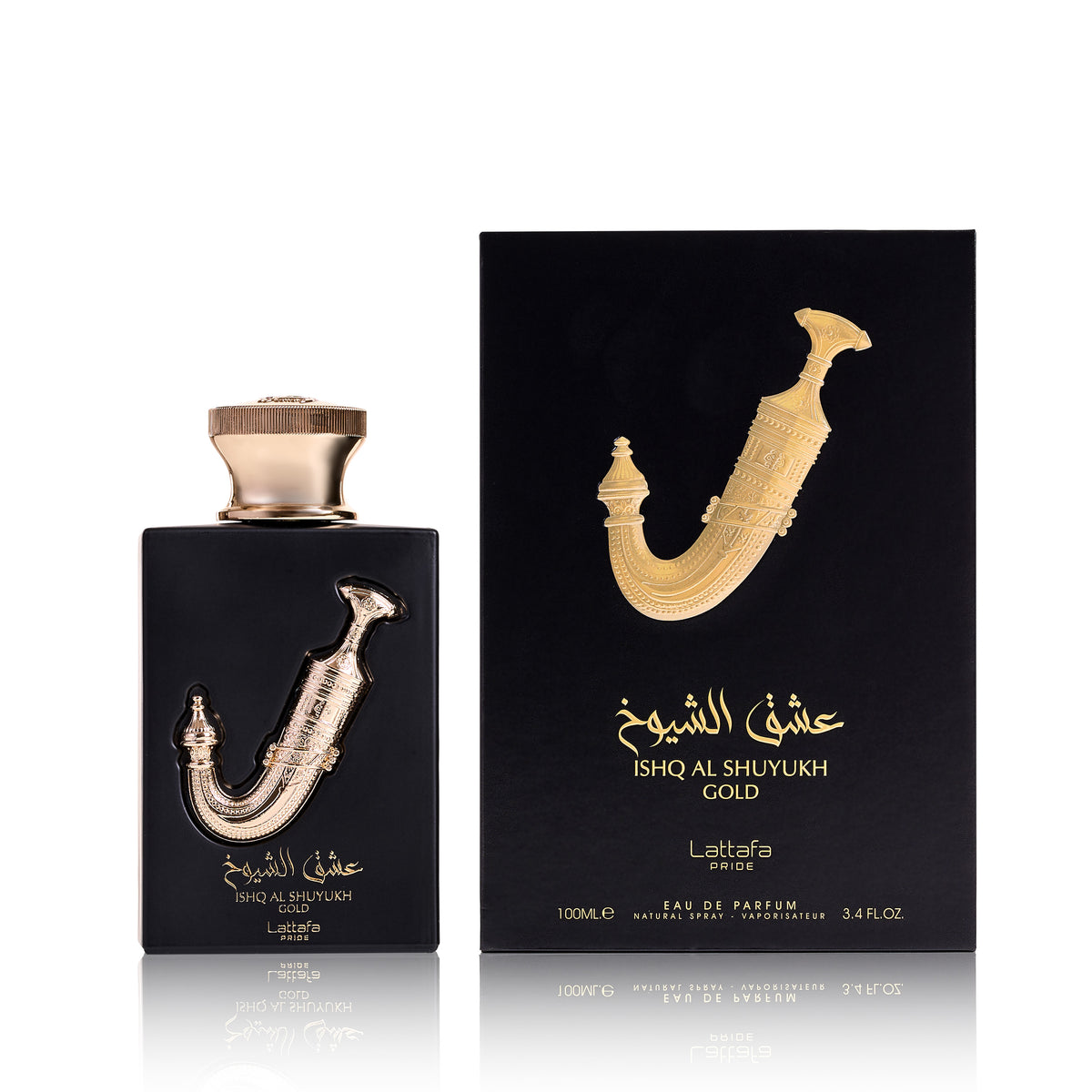 Lattafa Ishq Al Shuyukh Gold Eau De Parfum Fragrance Boxed