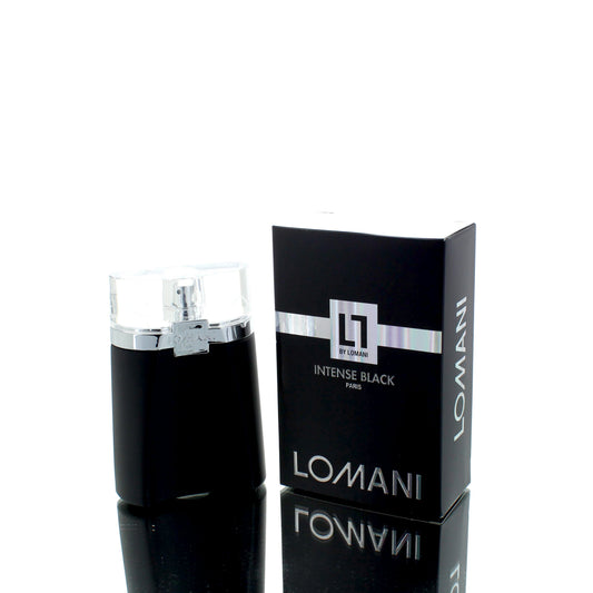 Lomani Intense Black For Man Eau De Toilette Perfume Boxed
