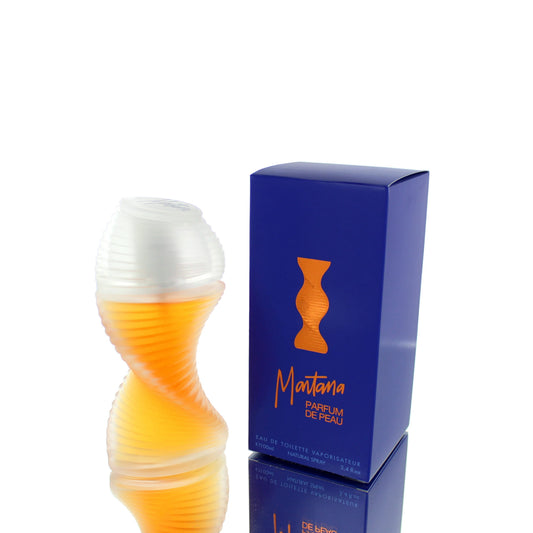 Montana Parfum Peau (Blue) (Twist Bottle) For Woman Eau De Toilette Perfume Boxed