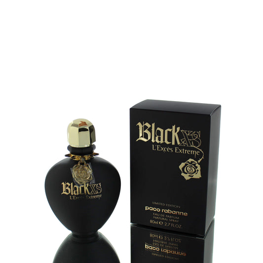 Rabanne Black Xs L'Excess Extreme Limited Edition For Woman Eau De Parfum Perfume Boxed