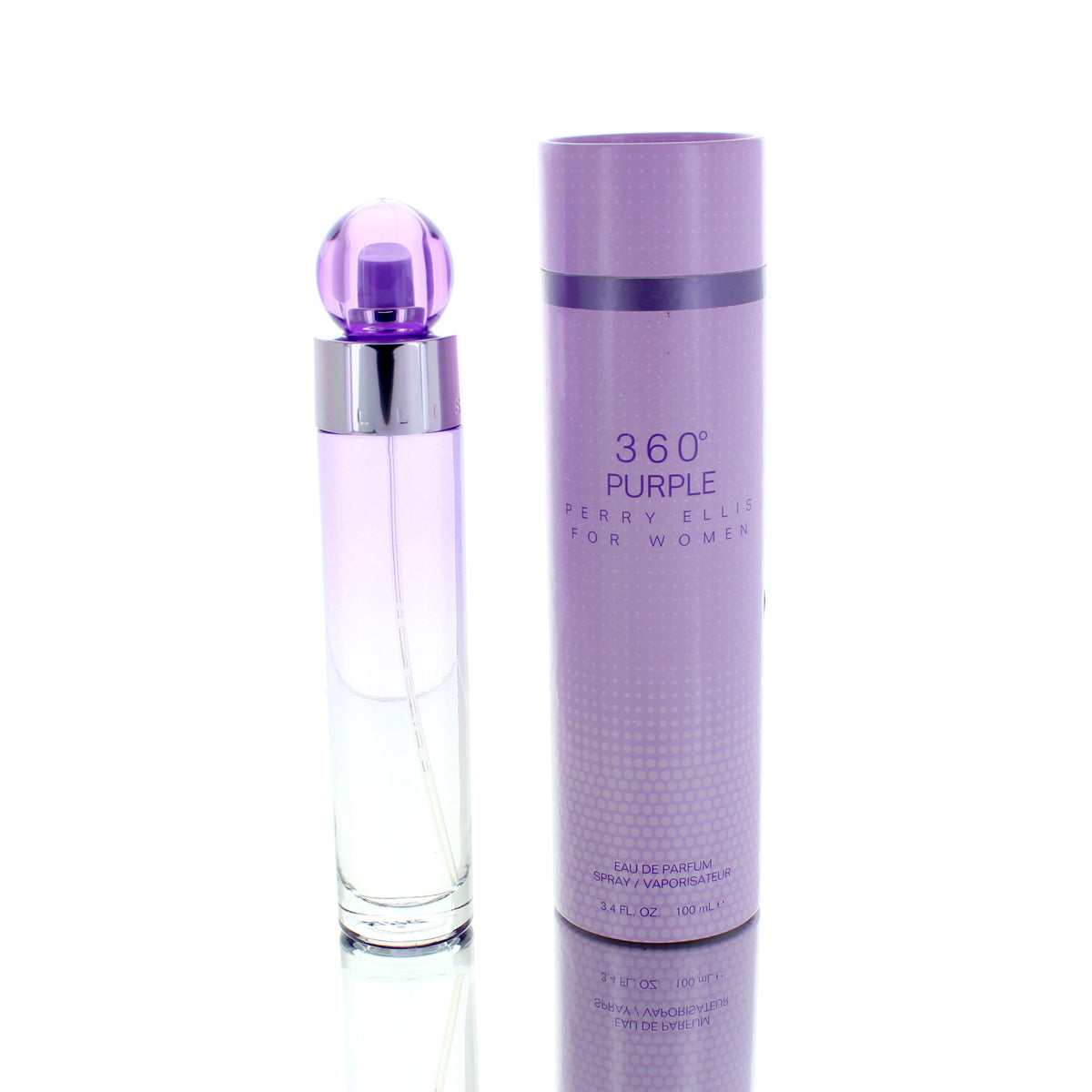 360 Purple by Perry Ellis For Woman Eau De Parfum Perfume Boxed