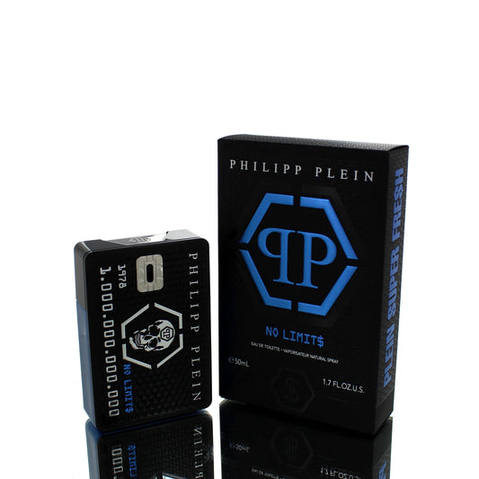 Philipp Plein No Limits Super Fresh For Man Eau De Toilette Perfume Boxed