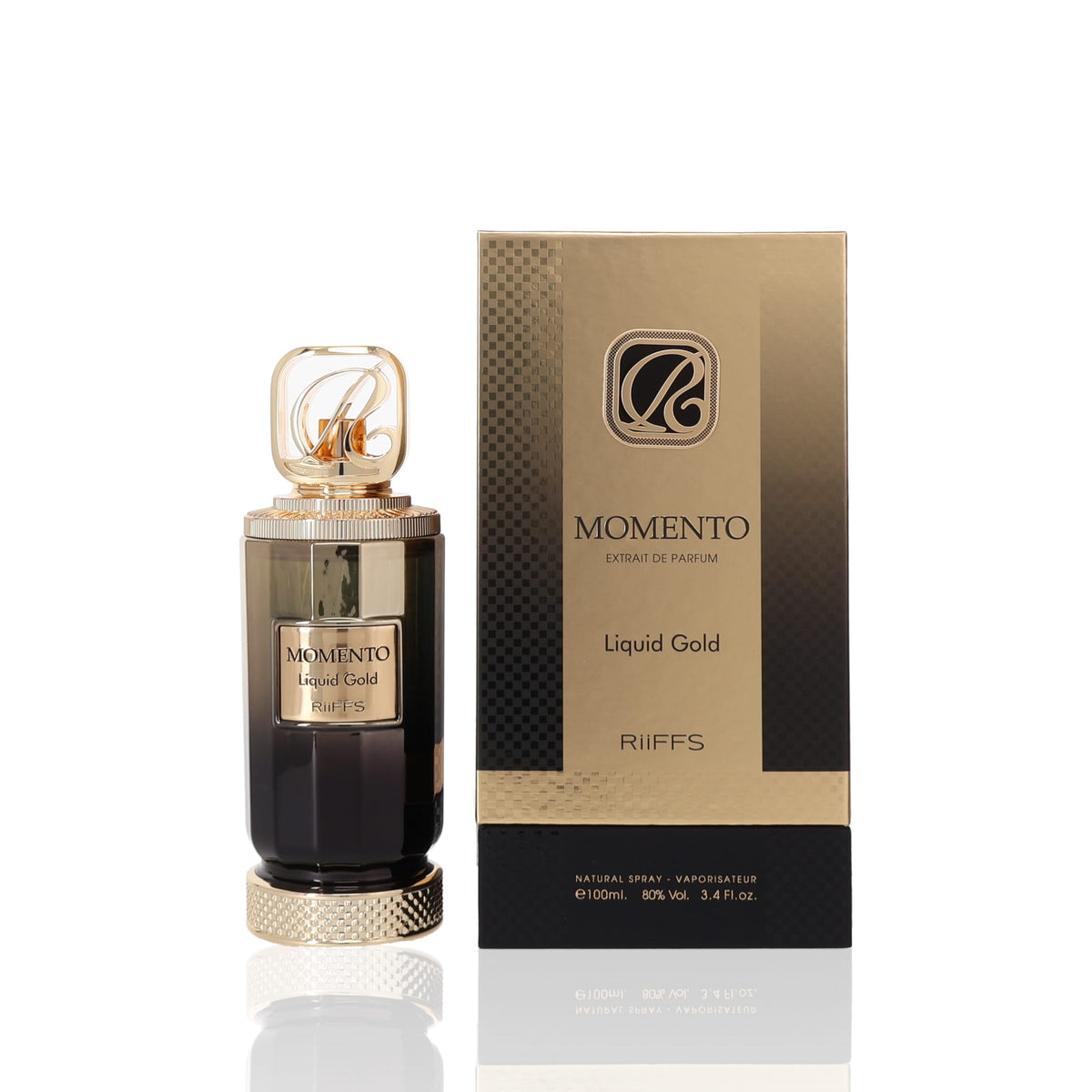 Riiffs Momento Liquid Gold Extrait De Parfum Fragrance Boxed
