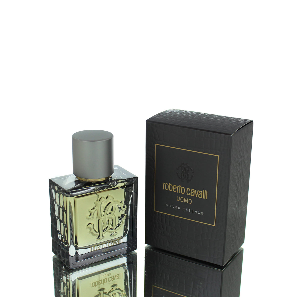 Roberto Cavalli Uomo Silver For Man Eau De Toilette Perfume Boxed