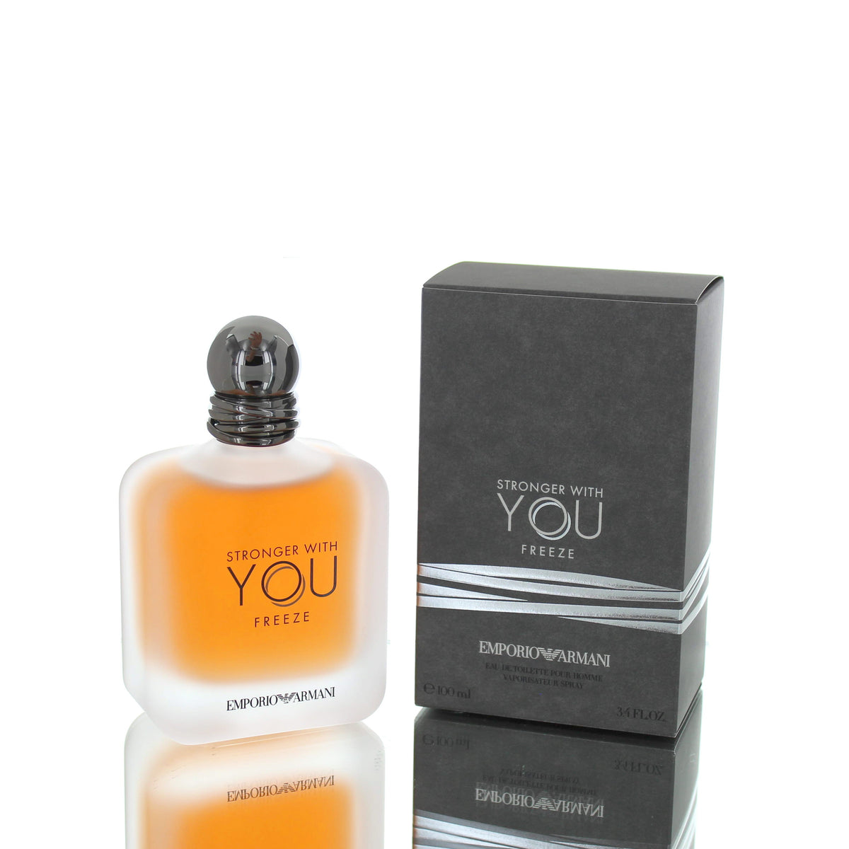 Emporio Armani Stronger With You Freeze For Man Eau De Toilette Perfume Boxed