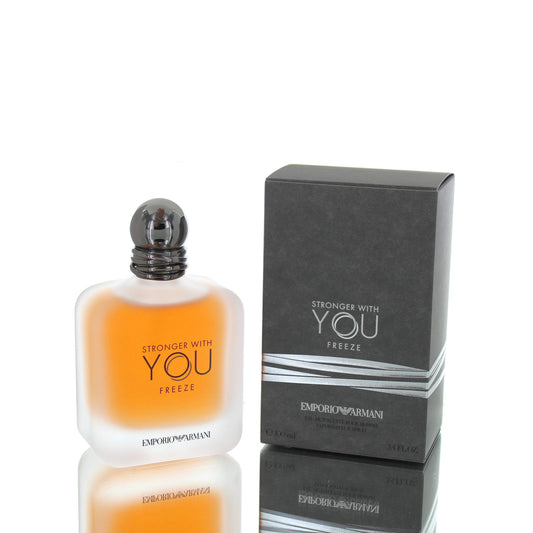 Emporio Armani Stronger With You Freeze For Man Eau De Toilette Perfume Boxed