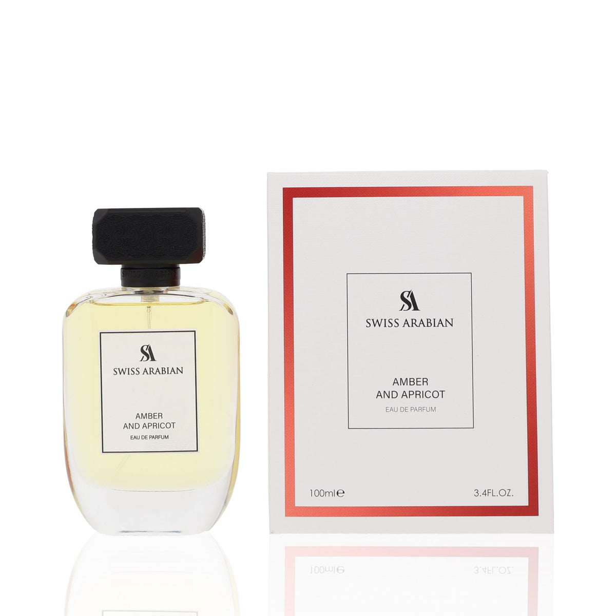 Swiss Arabian Amber and Apricot Eau De Parfum Fragrance Boxed