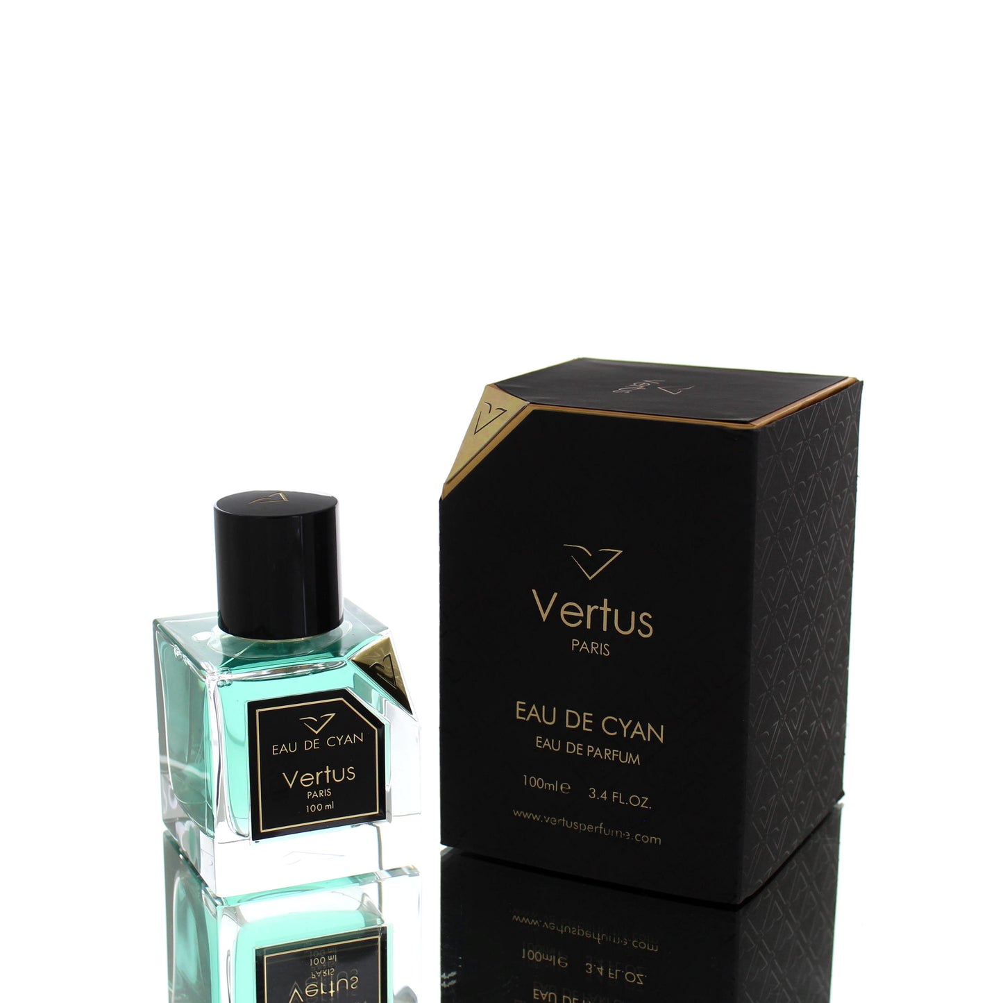 Vertus Eau De Cyan For Man/Woman Eau De Parfum Perfume Boxed