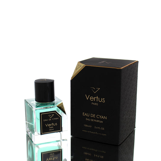 Vertus Eau De Cyan For Man/Woman Eau De Parfum Perfume Boxed