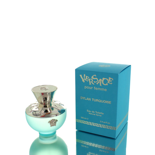 Versace Pour Femme Dylan Blue Turquoise Edition For Woman Eau De Toilette Perfume Boxed