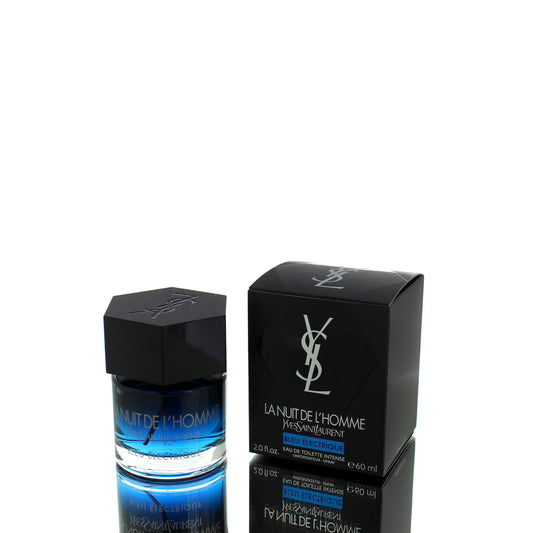 Yvessaintlaurent La Nuit de L'homme Bleu Electrique Edition Eau De Toilette Fragrance Boxed