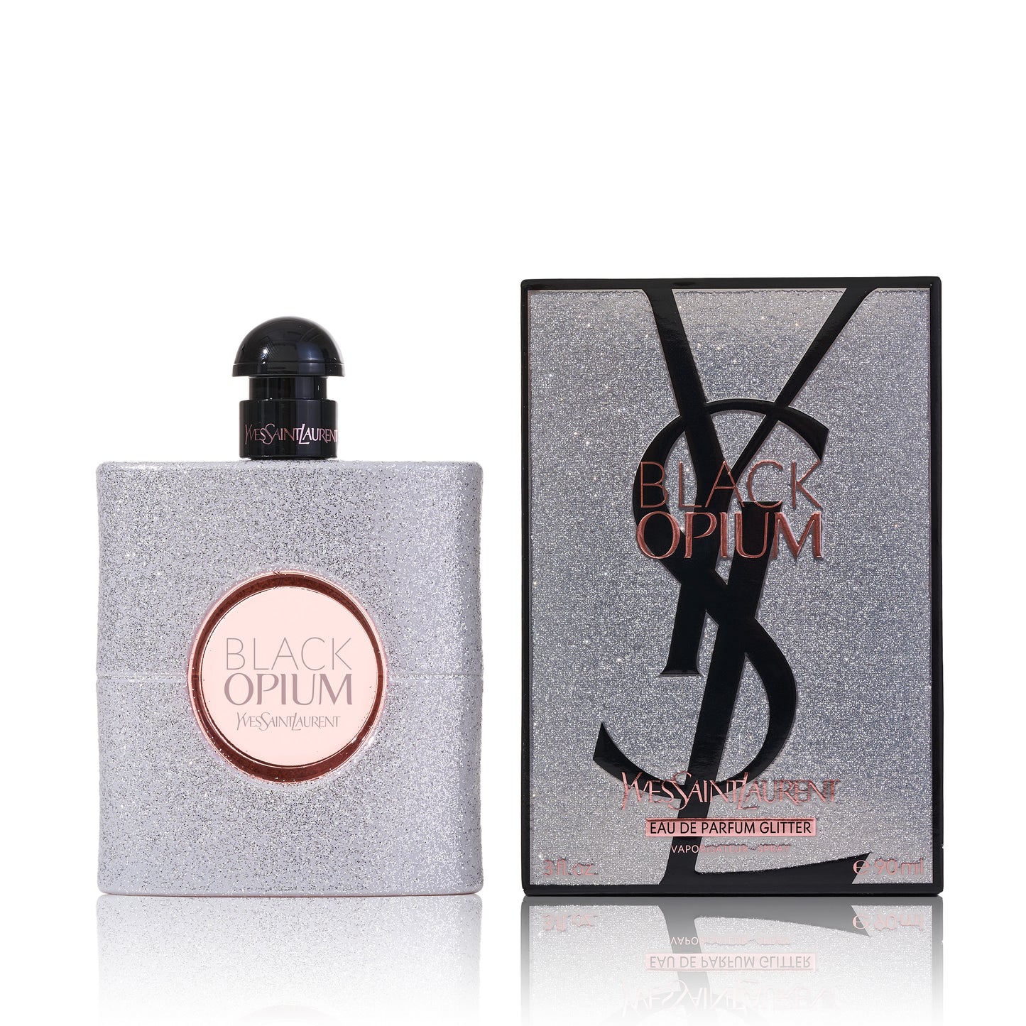 Yvessaintlaurent Black Opium Glitter Eau De Parfum Fragrance Boxed