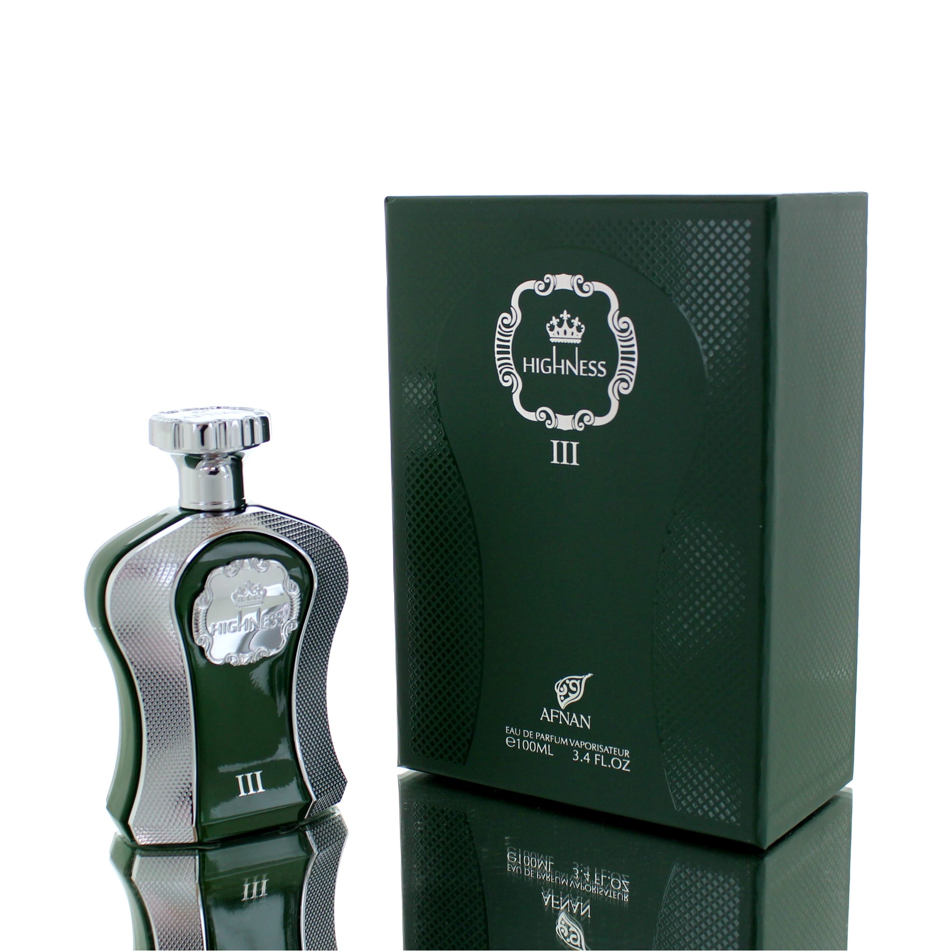 Afnan III His Highness Green For Man Eau De Parfum Perfume Boxed